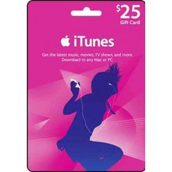 iTunes US$25